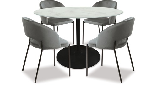 Tarifa Dining Table & Alice Chairs x 4  